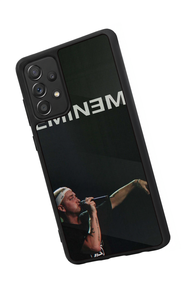 Samsung Galaxy A72 Uyumlu Eminem Tasarımlı Glossy Premium Kılıf