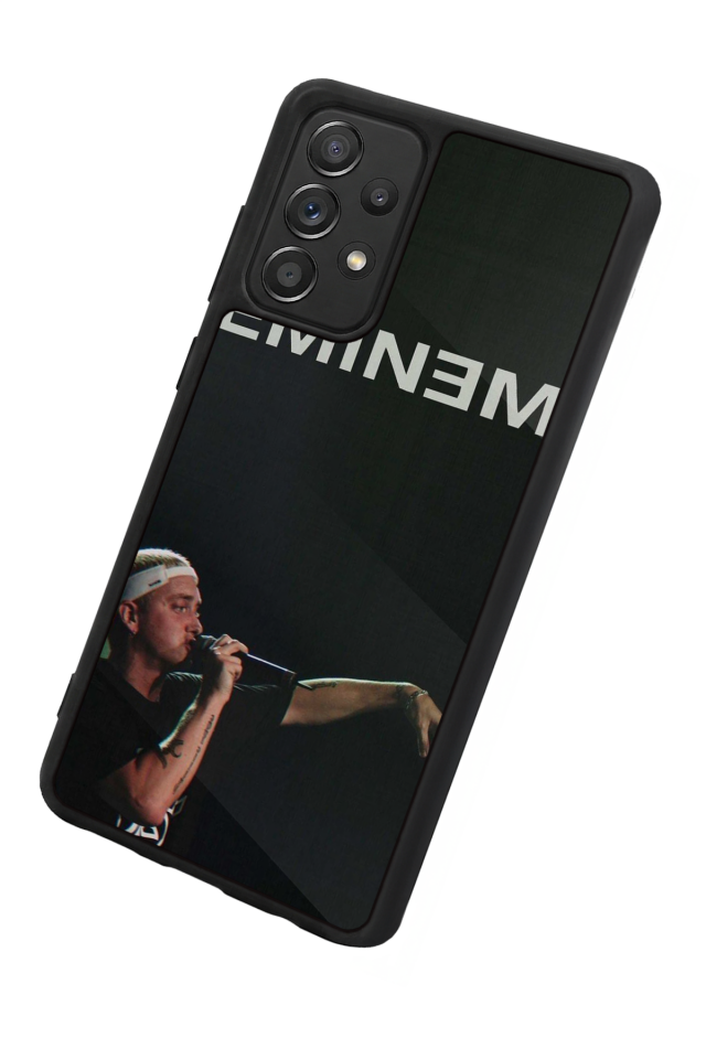 Samsung Galaxy A72 Uyumlu Eminem Tasarımlı Glossy Premium Kılıf