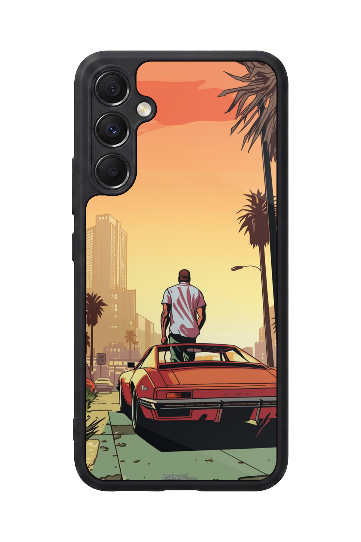 Samsung Galaxy M34 Uyumlu GTA Tasarımlı Glossy Premium Kılıf