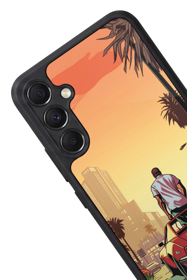 Samsung Galaxy M34 Uyumlu GTA Tasarımlı Glossy Premium Kılıf