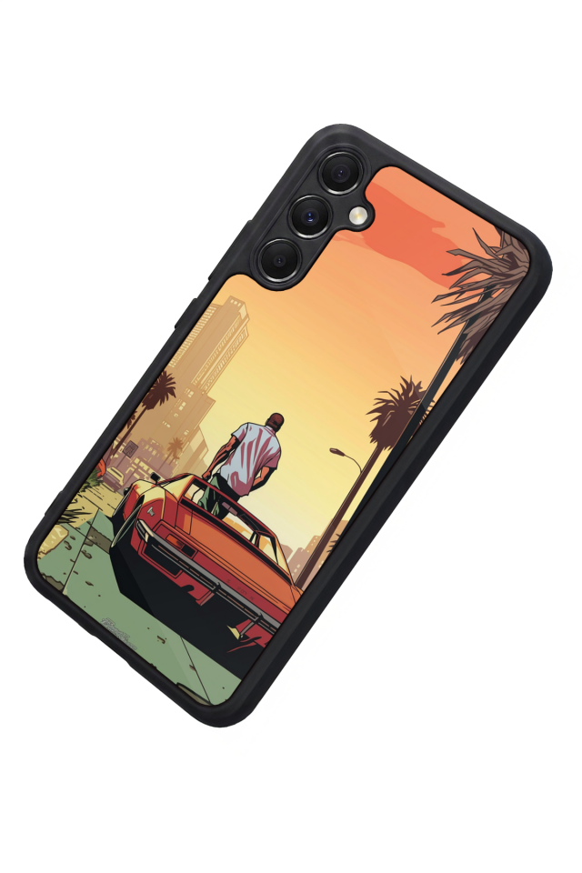 Samsung Galaxy M34 Uyumlu GTA Tasarımlı Glossy Premium Kılıf