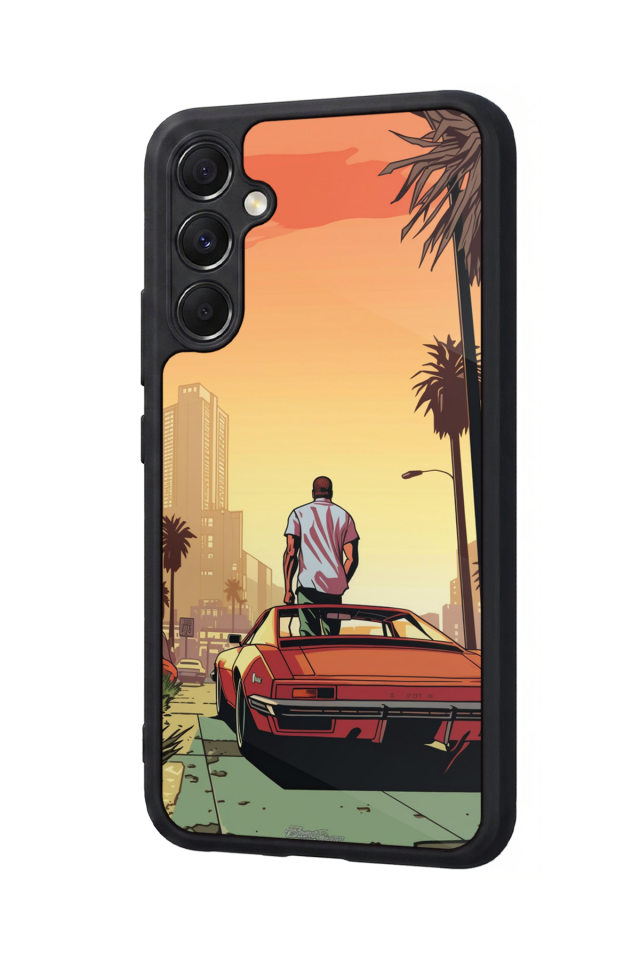 Samsung Galaxy M34 Uyumlu GTA Tasarımlı Glossy Premium Kılıf