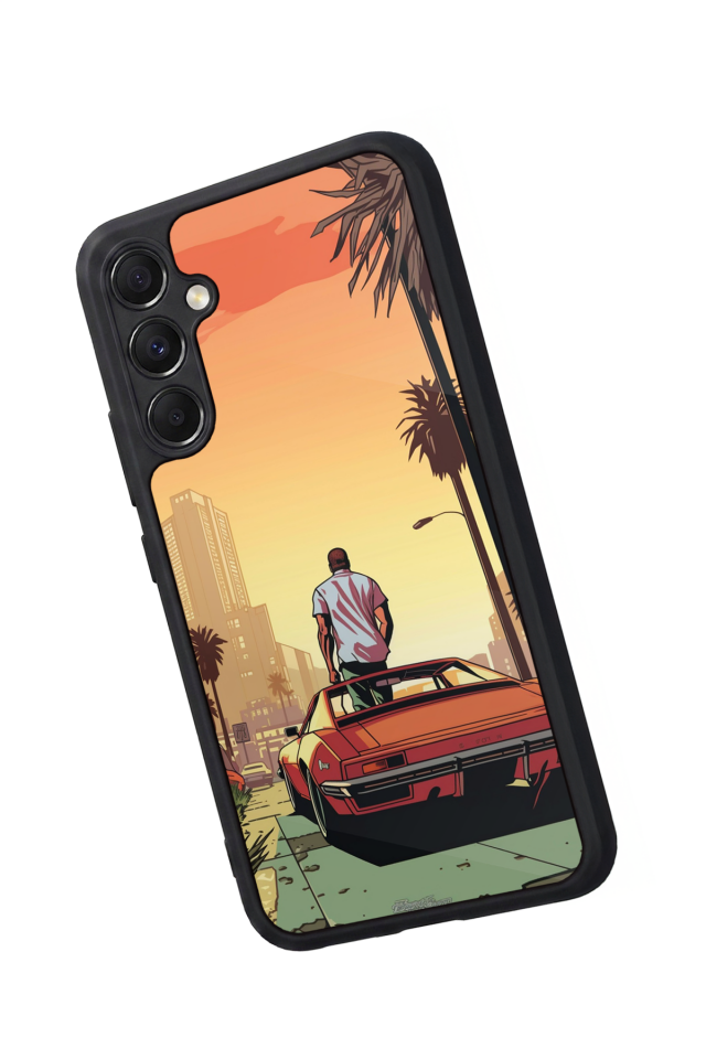 Samsung Galaxy M34 Uyumlu GTA Tasarımlı Glossy Premium Kılıf