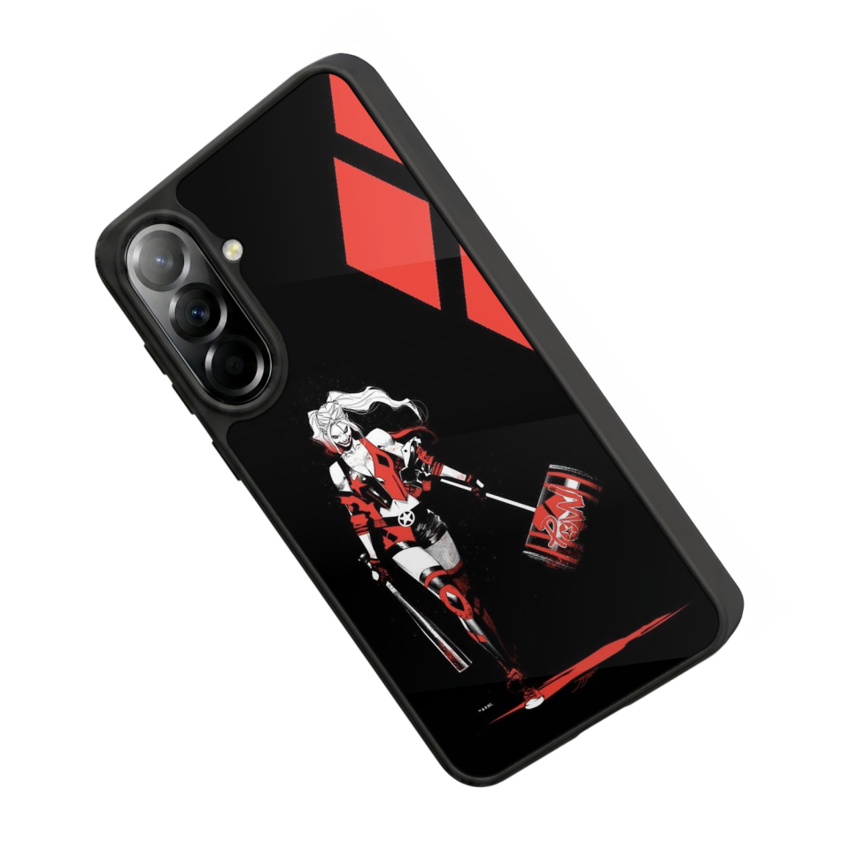 Samsung Galaxy A57 Uyumlu HarleyQueen Tasarımlı Glossy Premium Kılıf