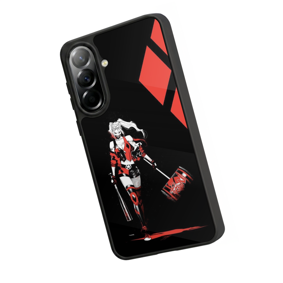 Samsung Galaxy A57 Uyumlu HarleyQueen Tasarımlı Glossy Premium Kılıf