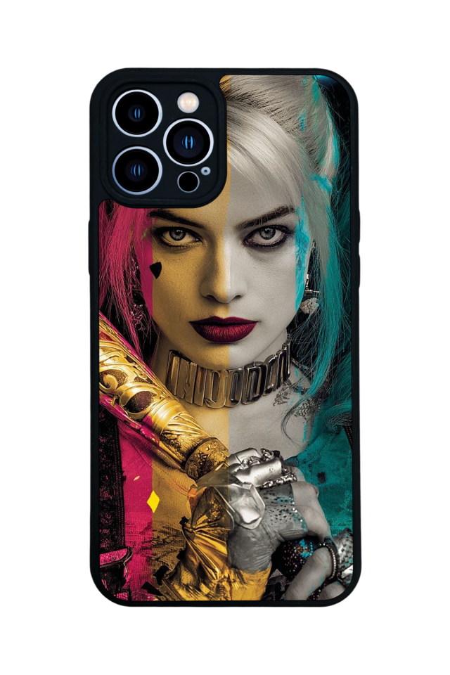 iPhone 12 Pro Max Uyumlu HarleyQueen Tasarımlı Glossy Premium Kılıf