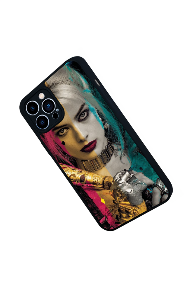 iPhone 12 Pro Max Uyumlu HarleyQueen Tasarımlı Glossy Premium Kılıf