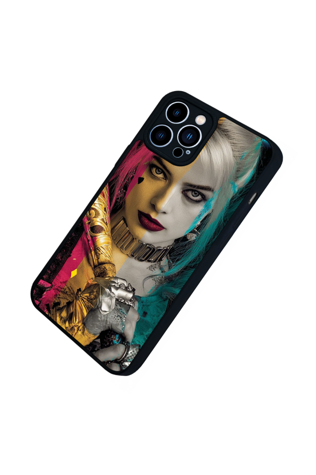 iPhone 12 Pro Max Uyumlu HarleyQueen Tasarımlı Glossy Premium Kılıf