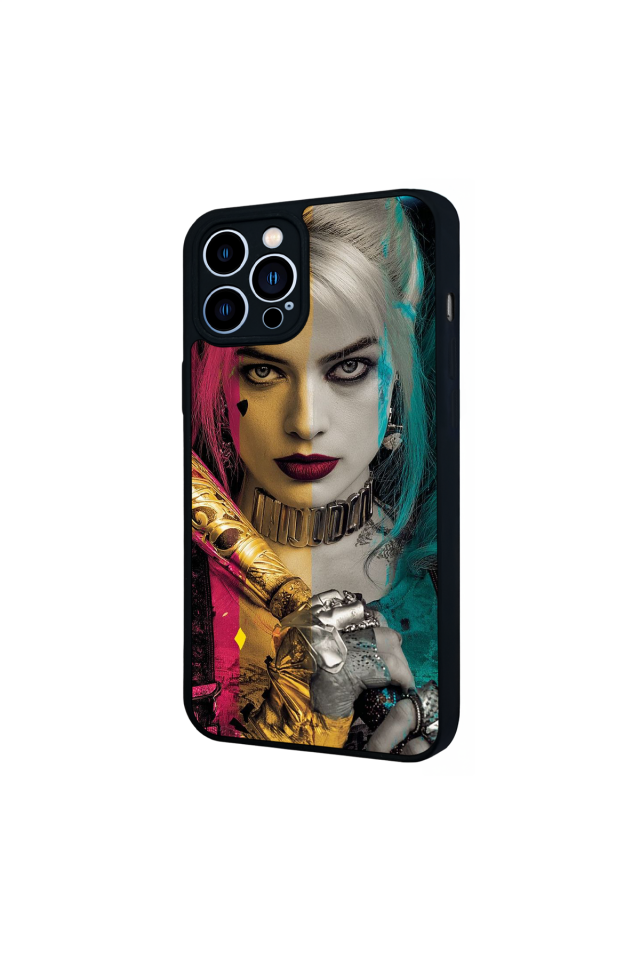 iPhone 12 Pro Max Uyumlu HarleyQueen Tasarımlı Glossy Premium Kılıf