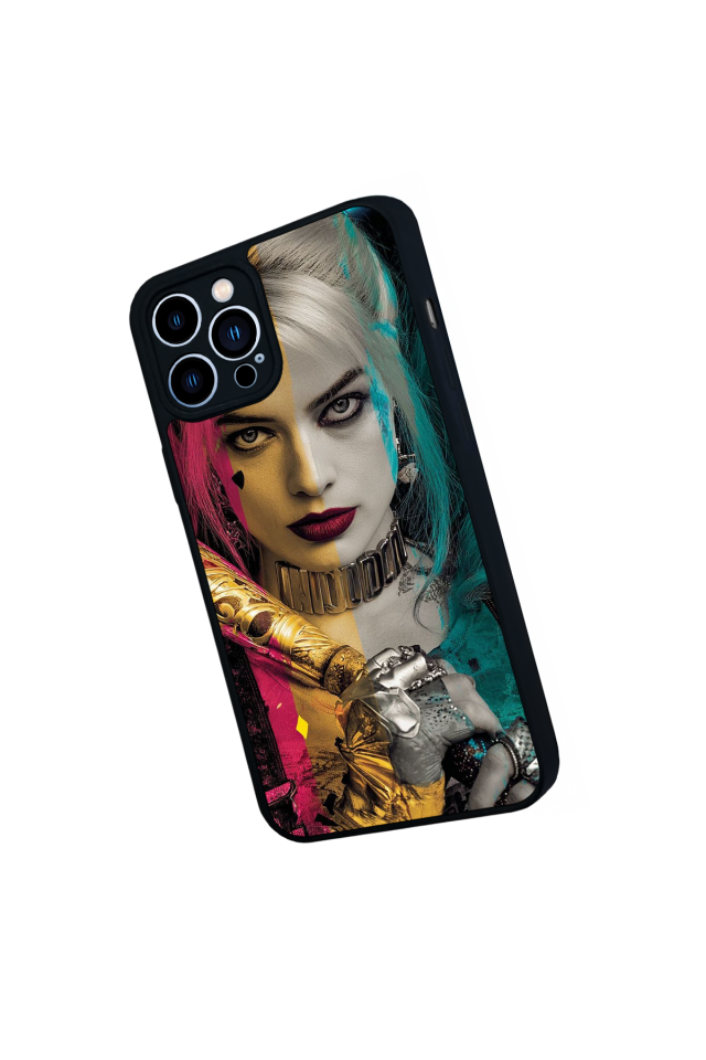 iPhone 12 Pro Max Uyumlu HarleyQueen Tasarımlı Glossy Premium Kılıf