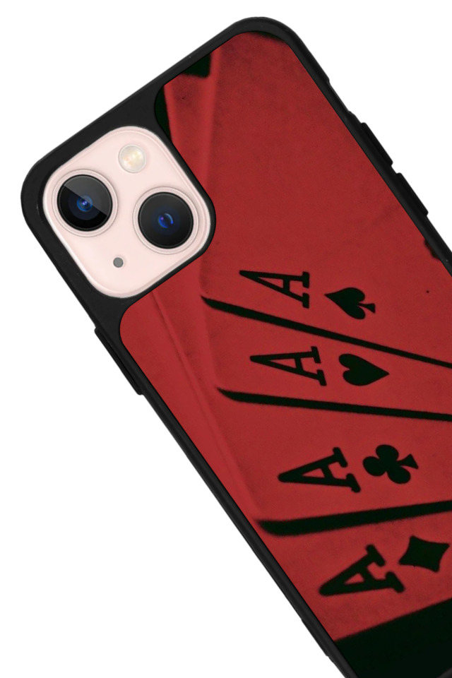 iPhone 14 Plus Uyumlu Kart Tasarımlı Glossy Premium Kılıf