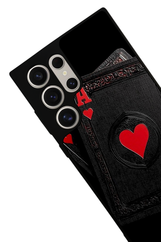 Samsung Galaxy S22 Ultra Uyumlu Kart Tasarımlı Glossy Premium Kılıf