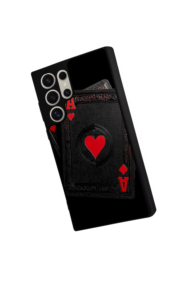 Samsung Galaxy S22 Ultra Uyumlu Kart Tasarımlı Glossy Premium Kılıf