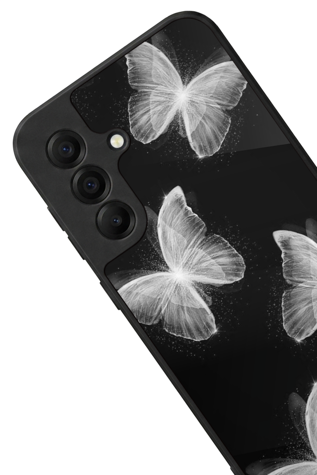 Samsung Galaxy A17 Uyumlu Kelebek Tasarımlı Glossy Premium Kılıf
