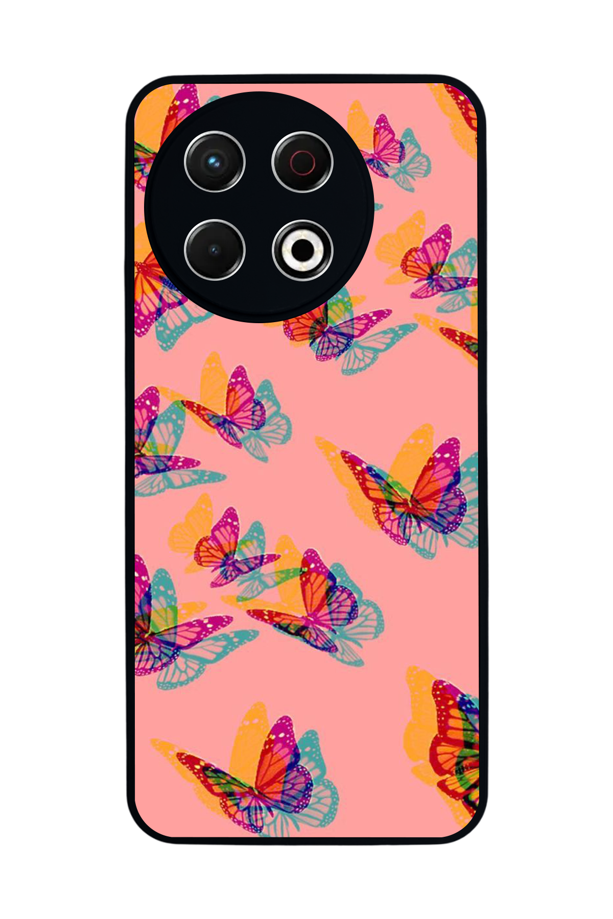 Tecno Spark 30 Pro Uyumlu Kelebek Tasarımlı Glossy Premium Kılıf