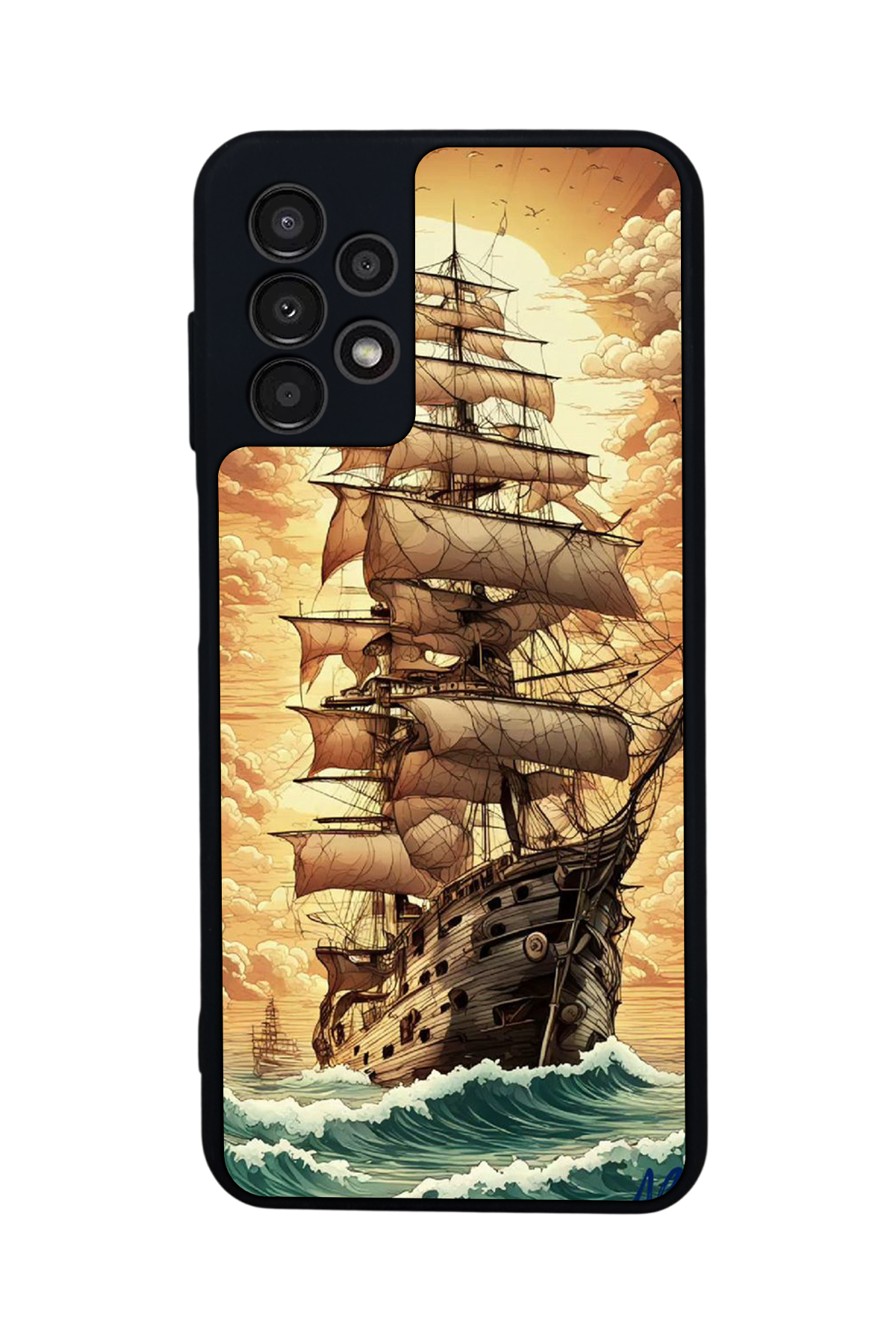 Samsung Galaxy A23 Uyumlu Korsan Tasarımlı Glossy Premium Kılıf