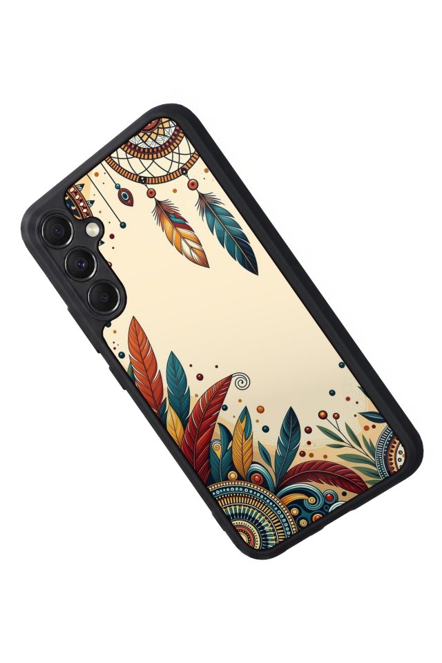 Samsung Galaxy M34 Uyumlu Mandala Tasarımlı Glossy Premium Kılıf