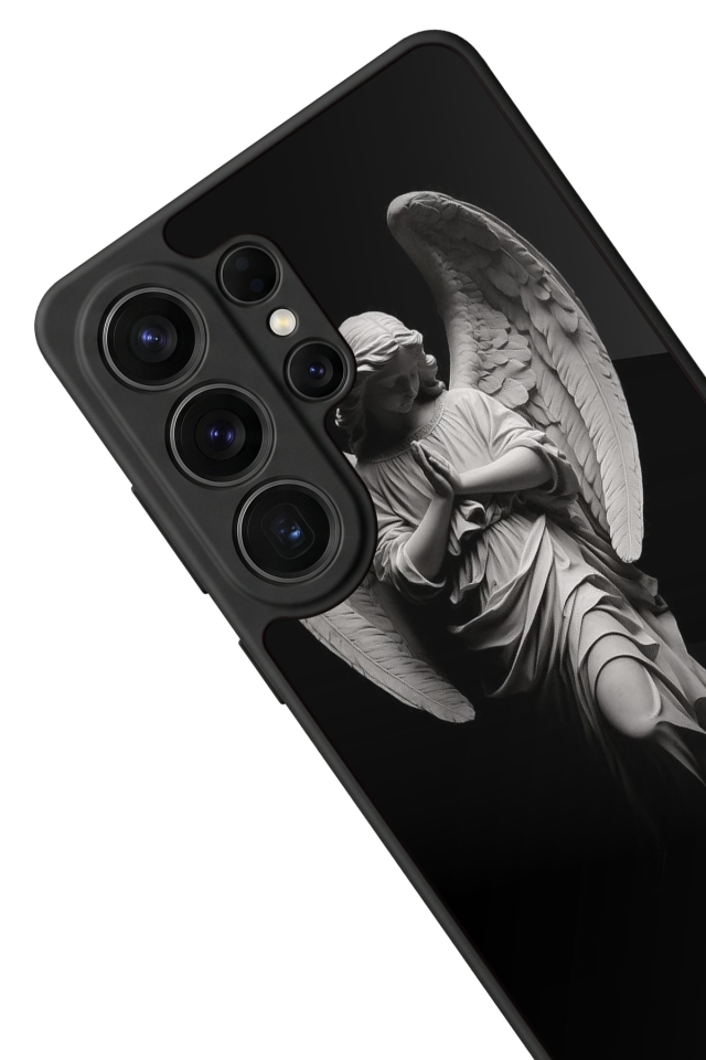 Samsung Galaxy S26 Ultra Uyumlu Melek Tasarımlı Glossy Premium Kılıf