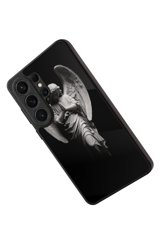 Samsung Galaxy S26 Ultra Uyumlu Melek Tasarımlı Glossy Premium Kılıf