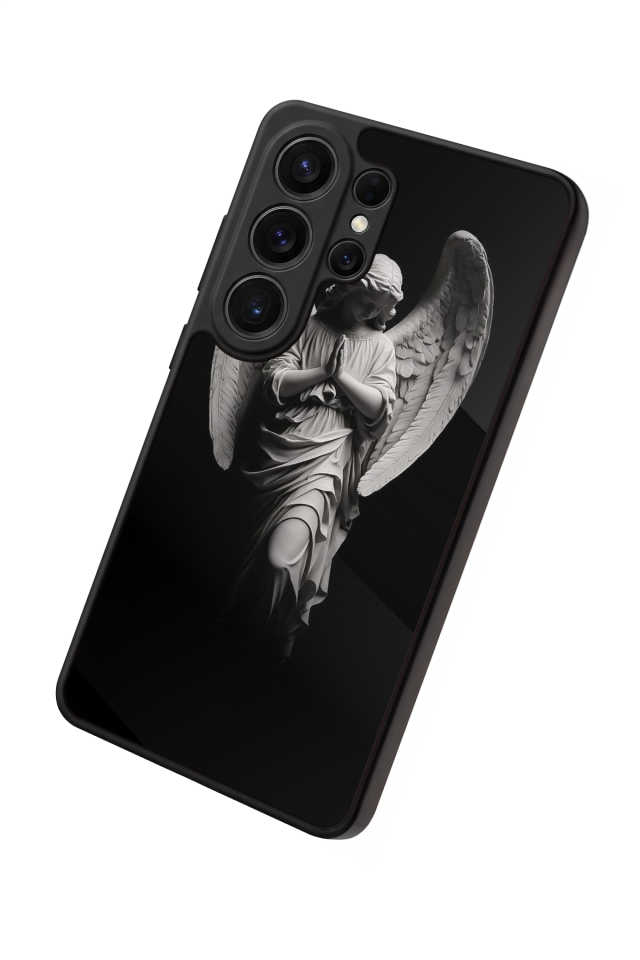 Samsung Galaxy S26 Ultra Uyumlu Melek Tasarımlı Glossy Premium Kılıf