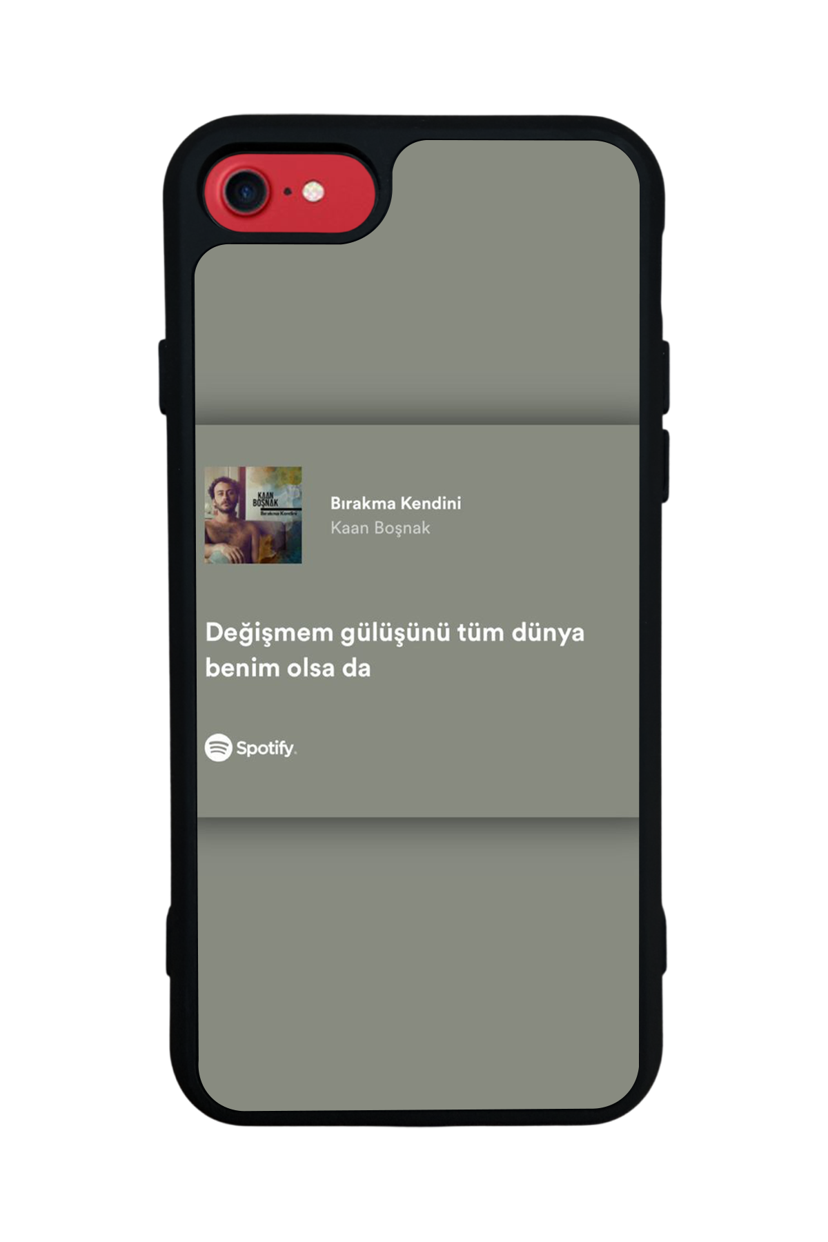 iPhone 7 Uyumlu Sarki Sozleri Tasarımlı Glossy Premium Kılıf