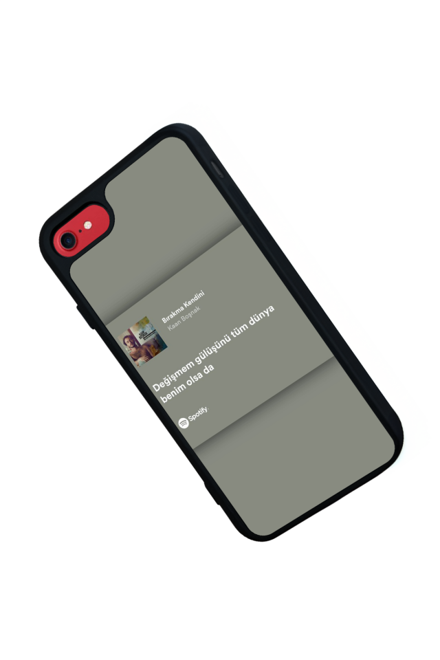 iPhone 7 Uyumlu Sarki Sozleri Tasarımlı Glossy Premium Kılıf