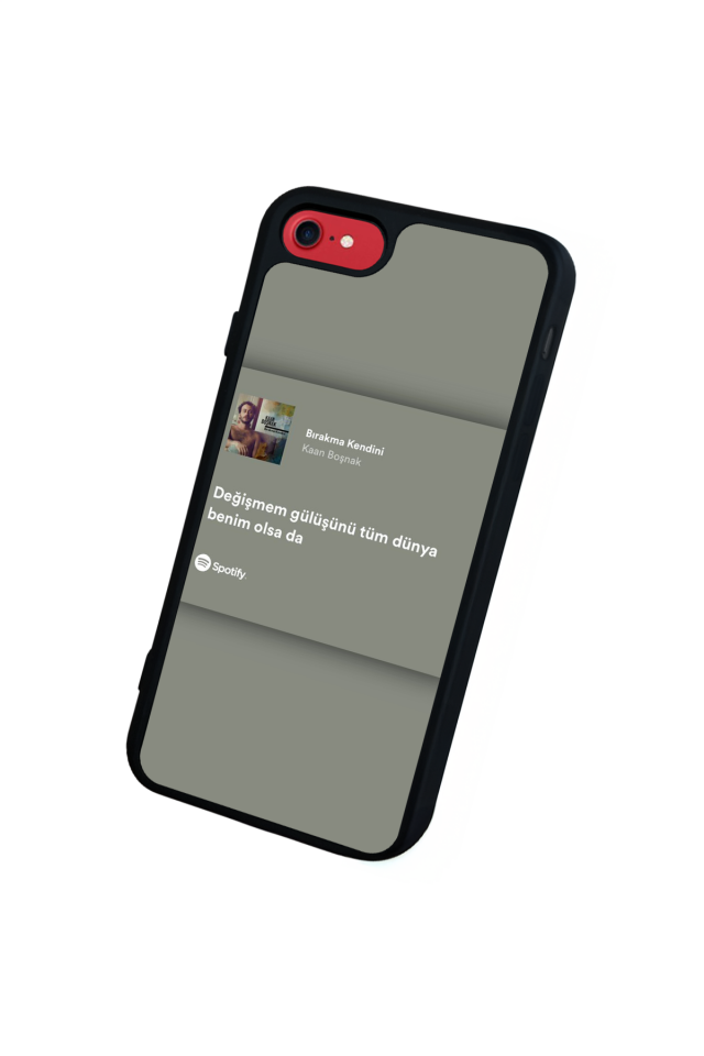 iPhone 7 Uyumlu Sarki Sozleri Tasarımlı Glossy Premium Kılıf