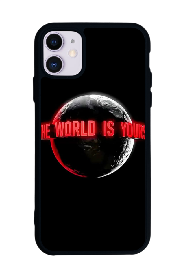 iPhone 11 Uyumlu Scarface Tasarımlı Glossy Premium Kılıf