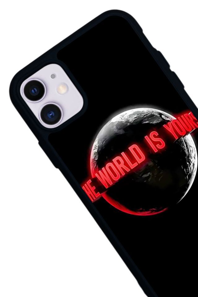 iPhone 11 Uyumlu Scarface Tasarımlı Glossy Premium Kılıf