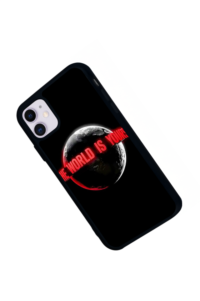 iPhone 11 Uyumlu Scarface Tasarımlı Glossy Premium Kılıf