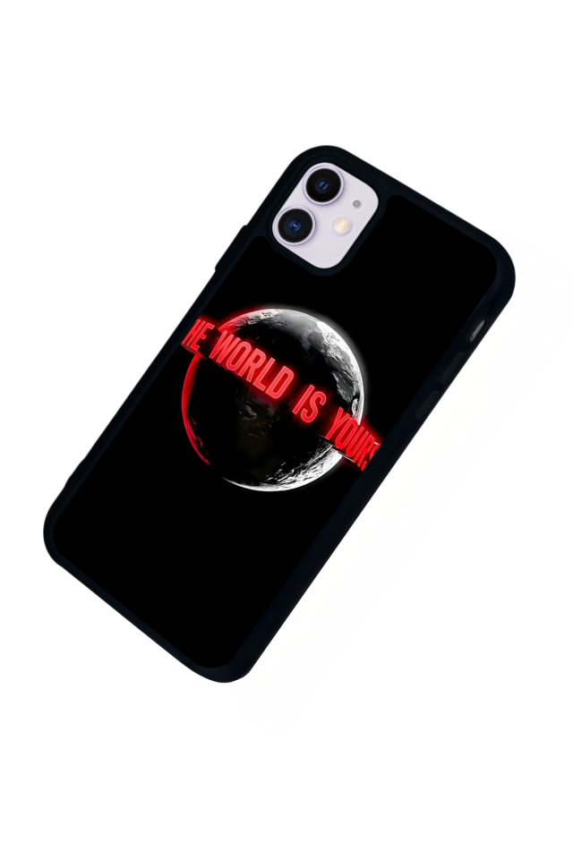 iPhone 11 Uyumlu Scarface Tasarımlı Glossy Premium Kılıf