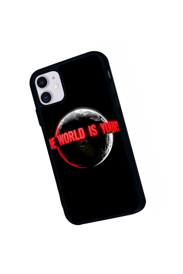 iPhone 11 Uyumlu Scarface Tasarımlı Glossy Premium Kılıf