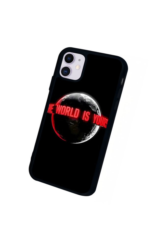 iPhone 11 Uyumlu Scarface Tasarımlı Glossy Premium Kılıf