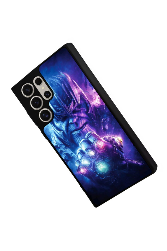 Samsung Galaxy S23 Ultra Uyumlu Thanos Tasarımlı Glossy Premium Kılıf