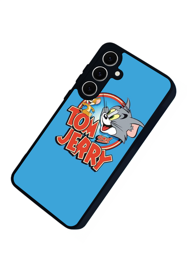 Samsung Galaxy A16 Uyumlu Tom And Jerry Tasarımlı Glossy Premium Kılıf