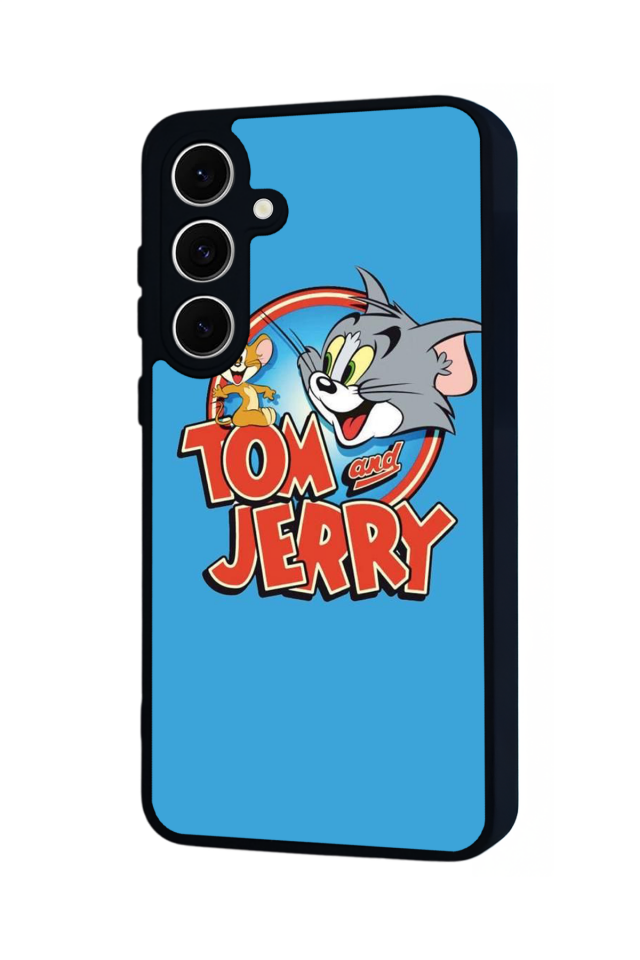 Samsung Galaxy A16 Uyumlu Tom And Jerry Tasarımlı Glossy Premium Kılıf