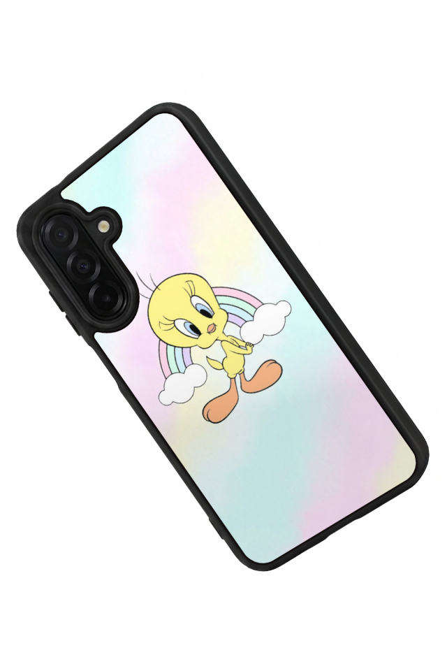 Samsung Galaxy A56 Uyumlu Tweety Tasarımlı Glossy Premium Kılıf