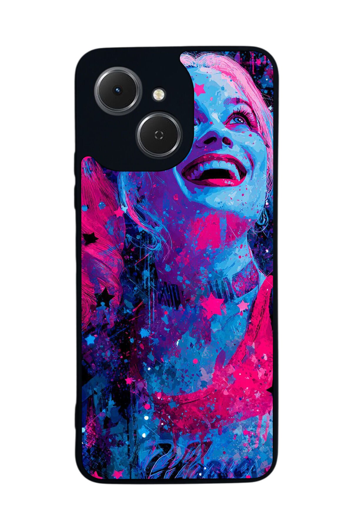Tecno Spark 40C Uyumlu HarleyQueen Tasarımlı Glossy Premium Kılıf