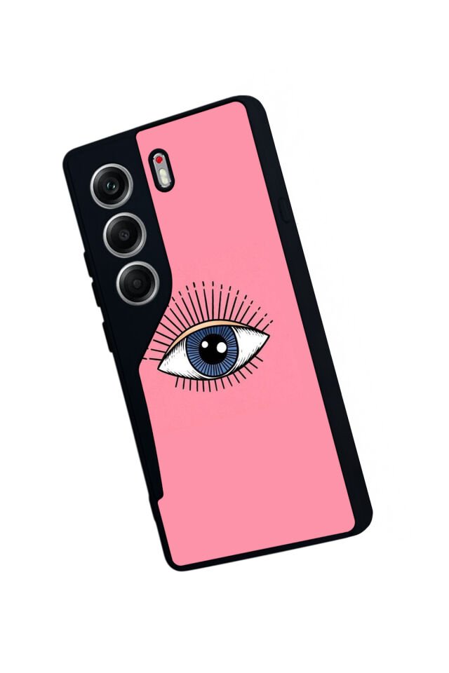 Tecno Camon 40 Uyumlu Göz Tasarımlı Glossy Premium Kılıf