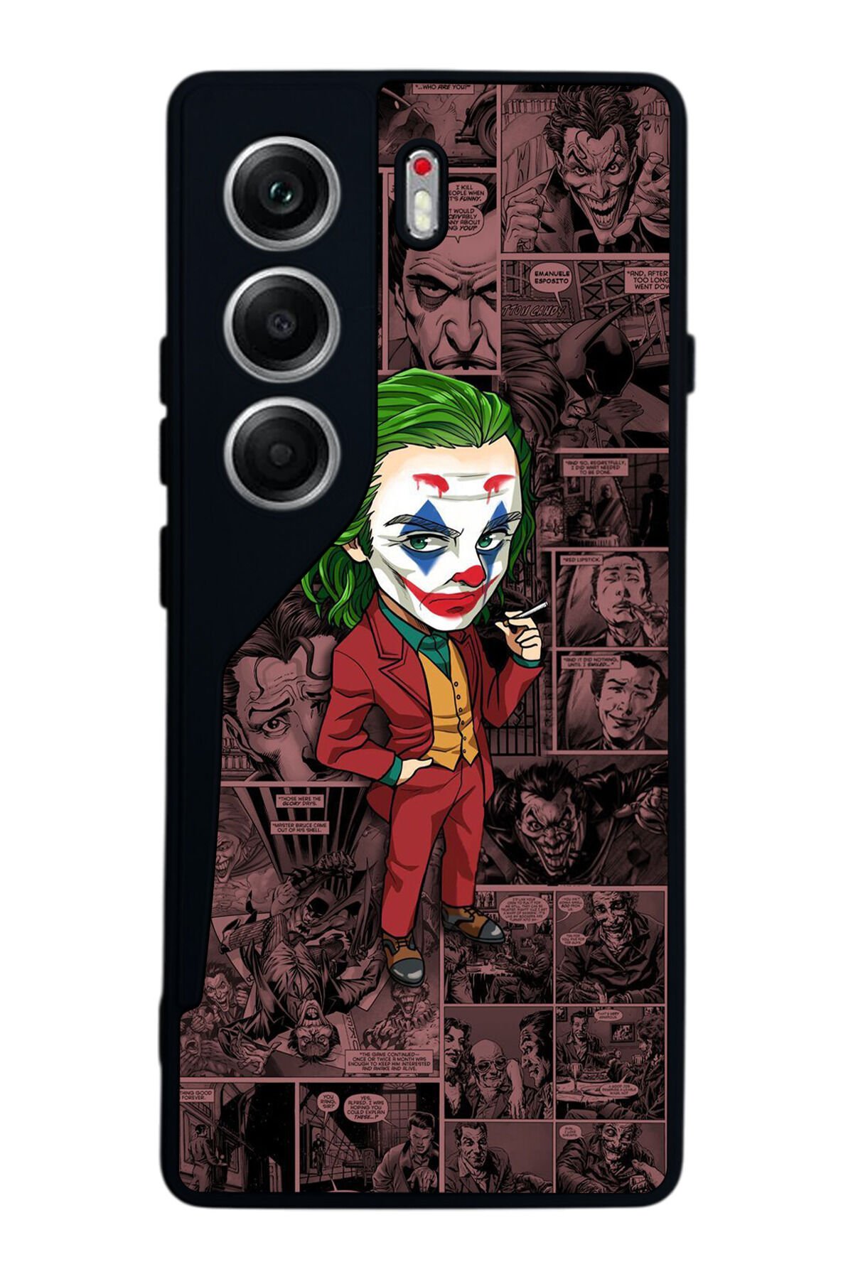 Tecno Camon 40 Uyumlu Joker Tasarımlı Glossy Premium Kılıf