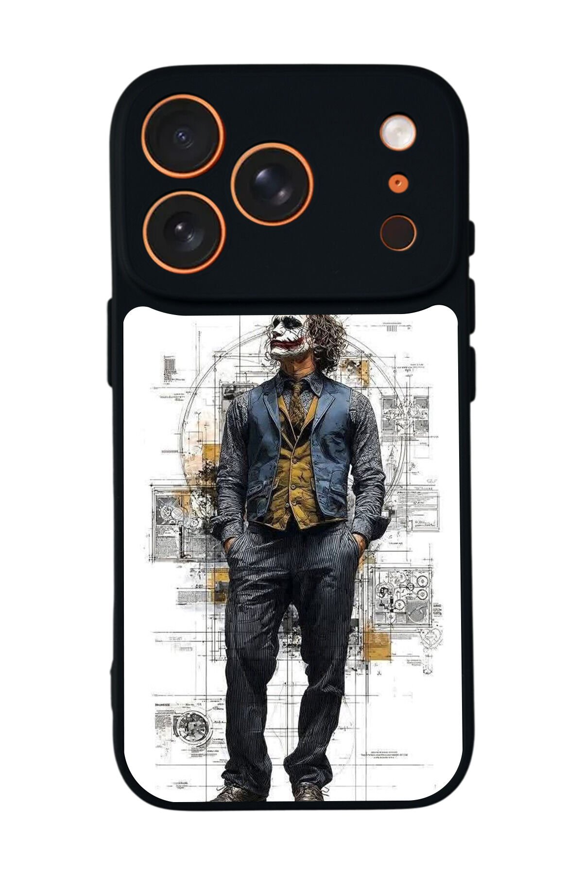 iPhone 17 Pro Uyumlu Joker Tasarımlı Glossy Premium Kılıf