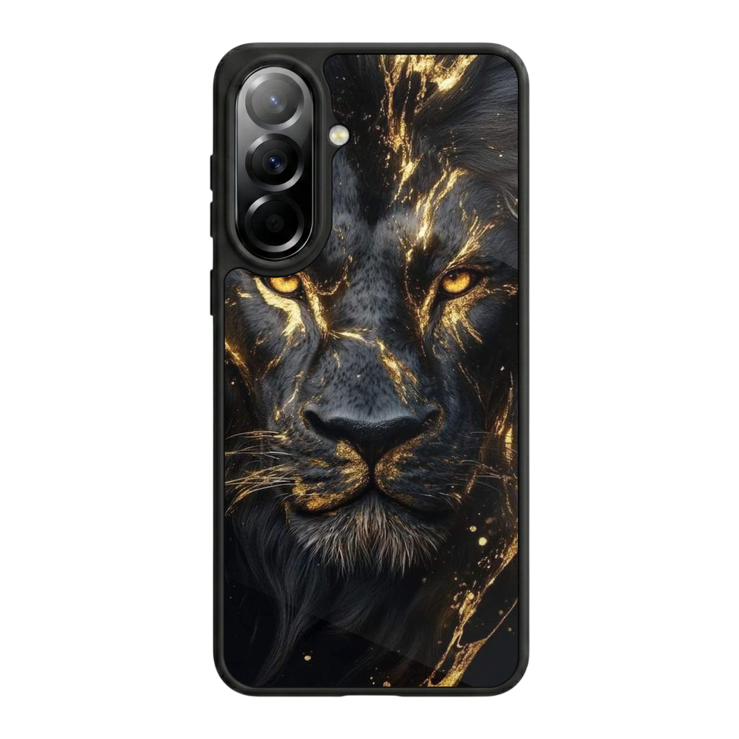 Samsung Galaxy A57 Uyumlu Aslan Tasarımlı Glossy Premium Kılıf