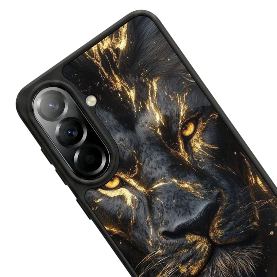 Samsung Galaxy A57 Uyumlu Aslan Tasarımlı Glossy Premium Kılıf