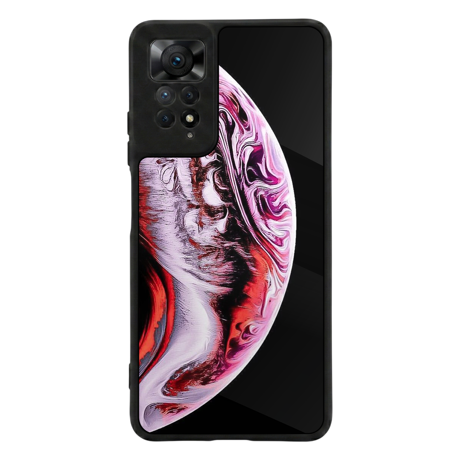 Xiaomi Redmi Note 12 Pro Uyumlu Ay Tasarımlı Glossy Premium Kılıf