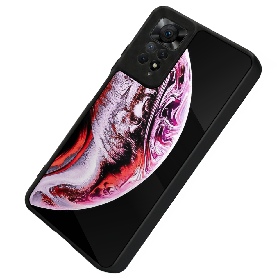 Xiaomi Redmi Note 12 Pro Uyumlu Ay Tasarımlı Glossy Premium Kılıf