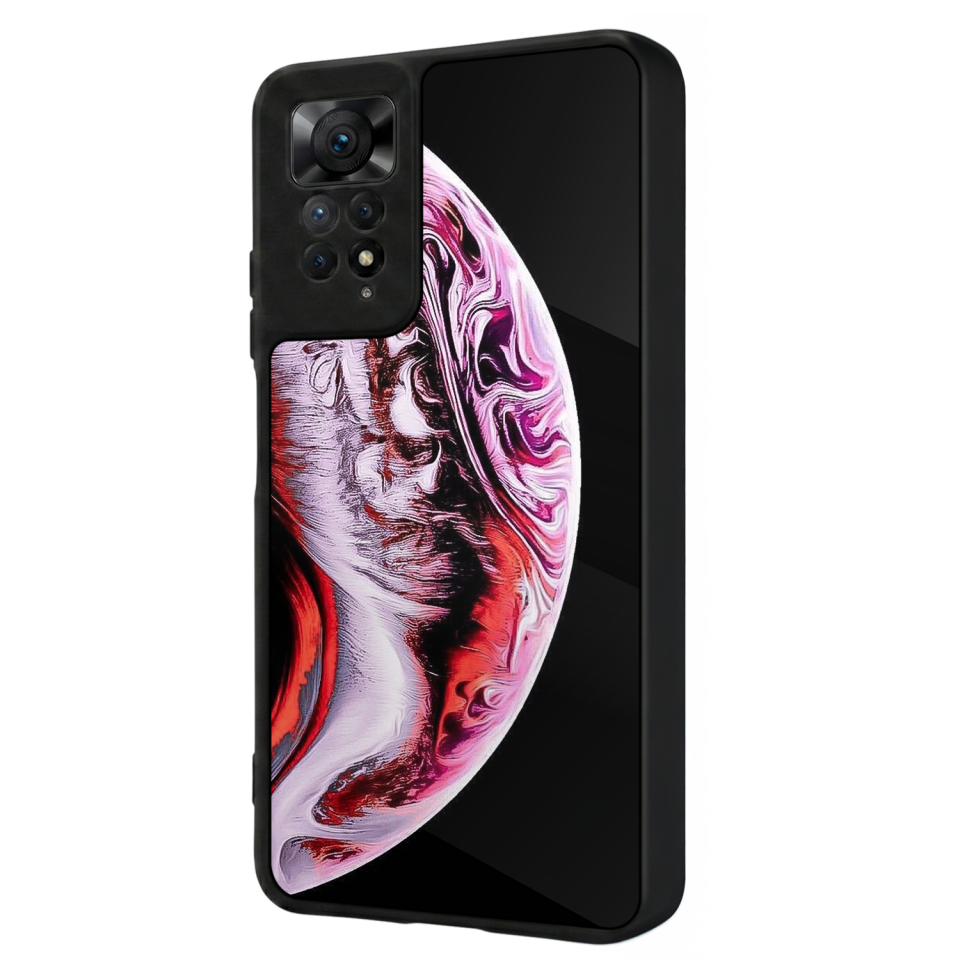 Xiaomi Redmi Note 12 Pro Uyumlu Ay Tasarımlı Glossy Premium Kılıf