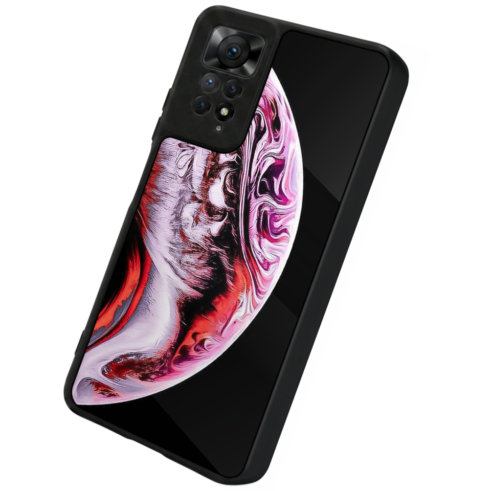 Xiaomi Redmi Note 12 Pro Uyumlu Ay Tasarımlı Glossy Premium Kılıf