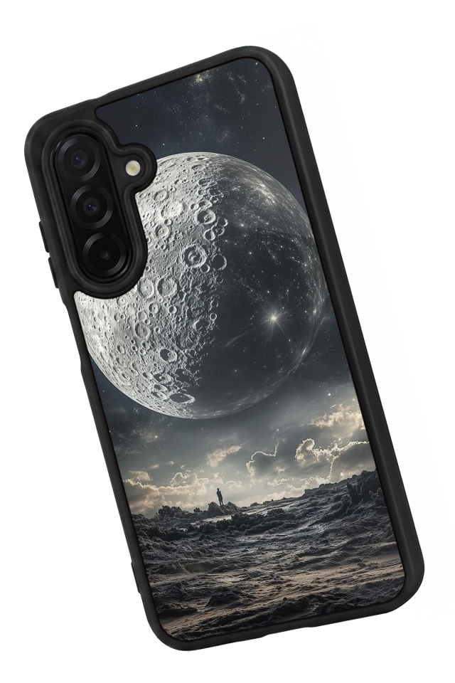 Samsung Galaxy A26 Uyumlu Ay Tasarımlı Glossy Premium Kılıf