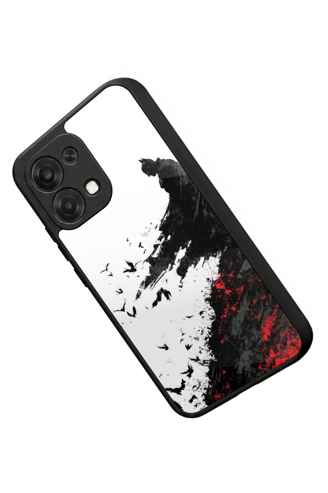 Oppo A6 Pro Uyumlu Batman Tasarımlı Glossy Premium Kılıf