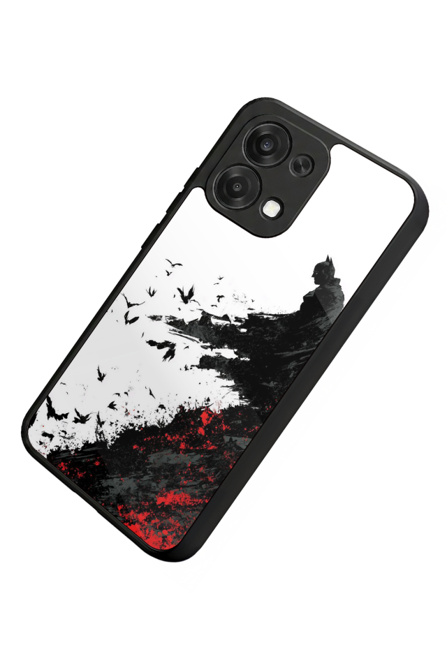 Oppo A6 Pro Uyumlu Batman Tasarımlı Glossy Premium Kılıf